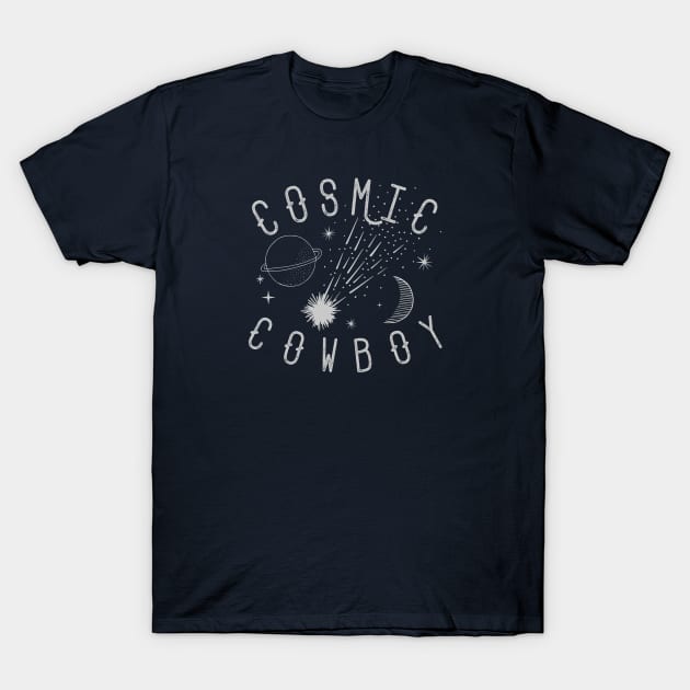 Cosmic Cowboy T-Shirt by LittleBunnySunshine